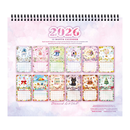 2026 Diamond Painting Calendar
