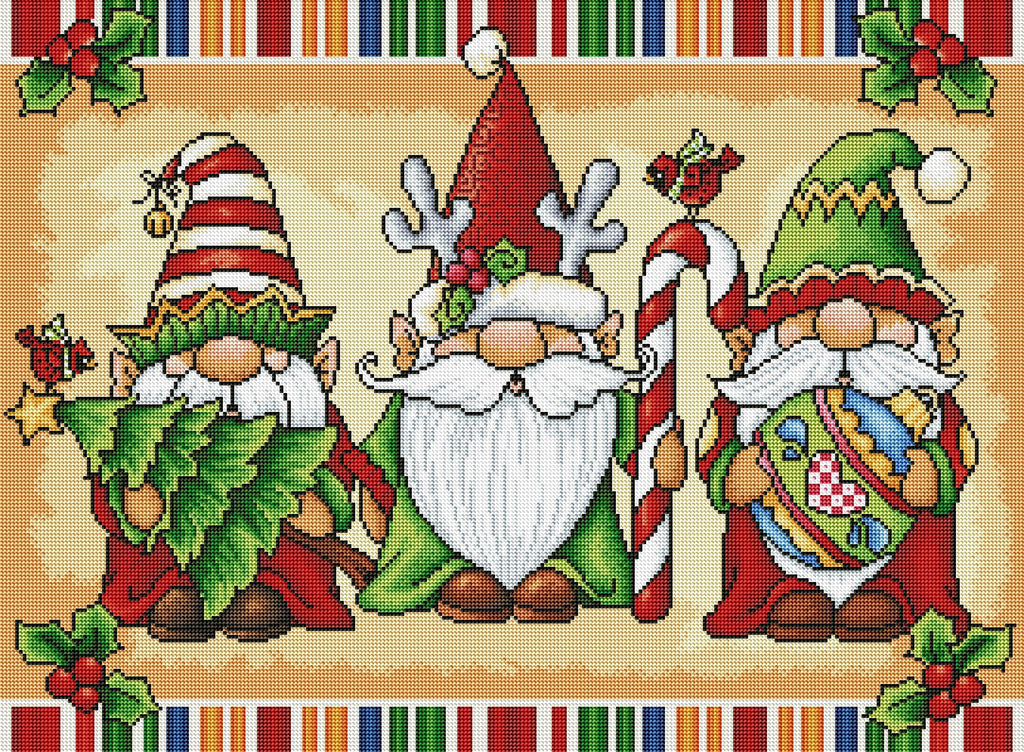Christmas Gnome Trio
