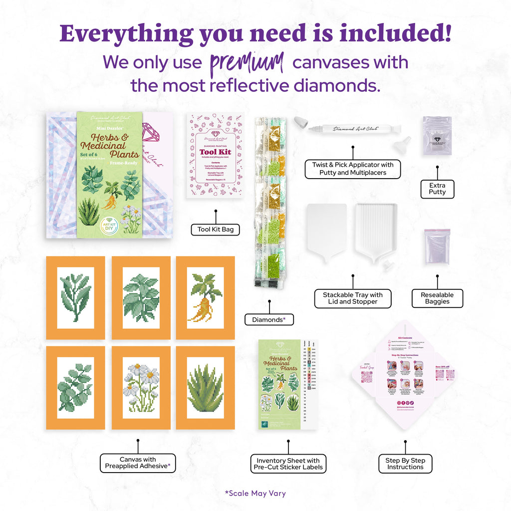Mini Dazzles™ - Herbs & Medicinal Plants