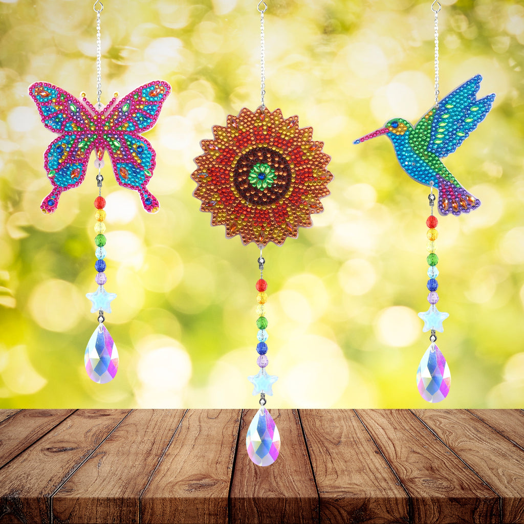 Suncatchers - Hummingbird/Sunflower/Butterfly - Round 2