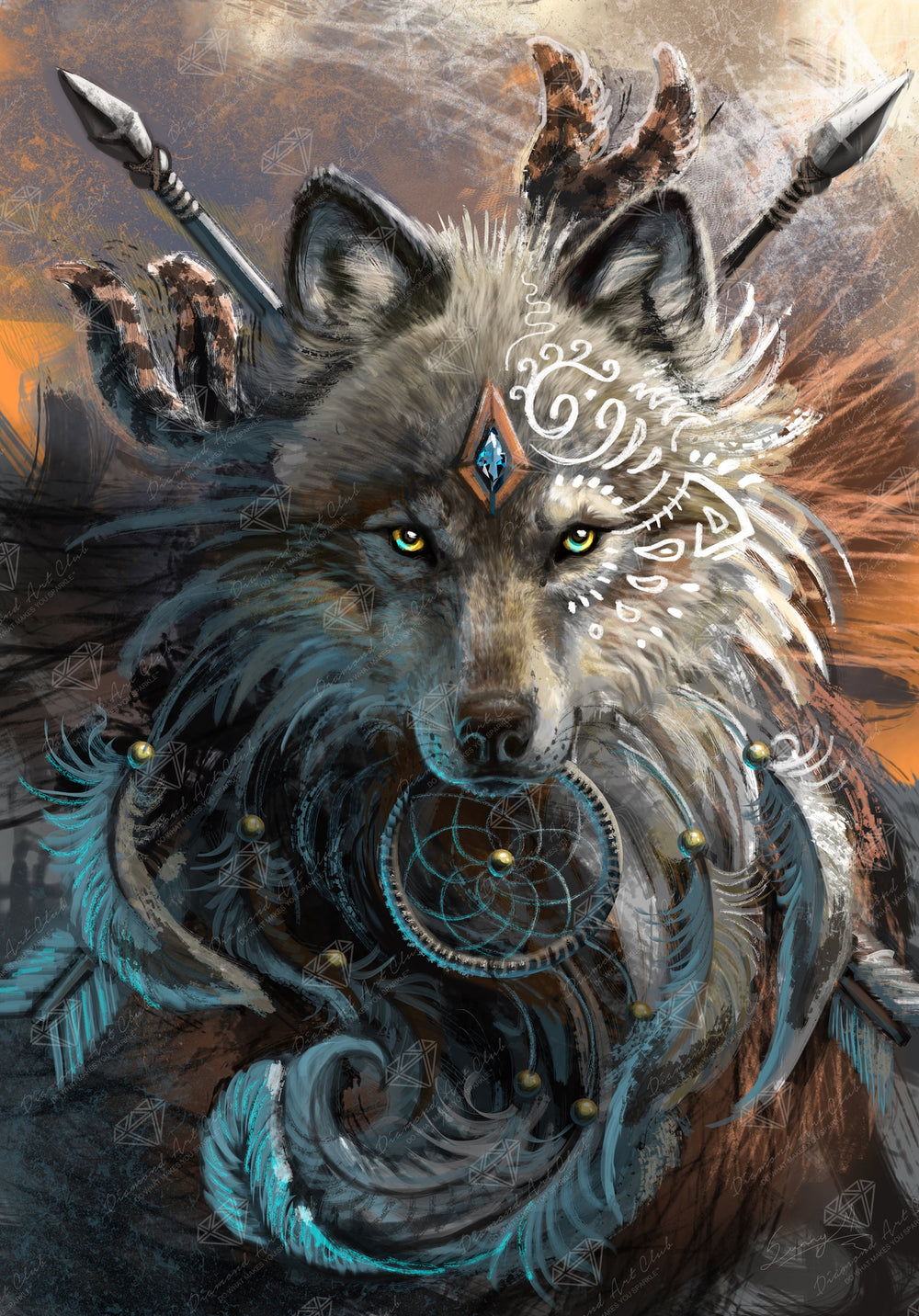 Wolf Dreamcatcher O7